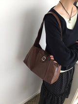 ロウキーバックルショルダーバッグ (3color)