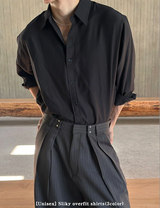 [Unisex] Sliky overfit shirts(3color)