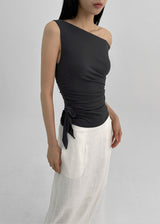 [MADE] Renne Wrap Uncovered Tank Top