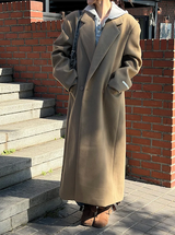 [Unisex] マックスダブルロングコート(2color)