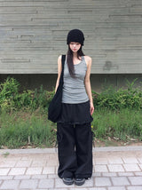 Bleuon Stripe Slim Halter Sleeveless