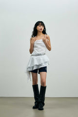 NYX MINI DRESS / WHITE