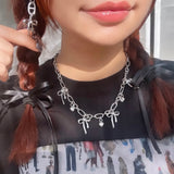 シルバーリボンピアス