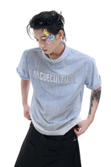 オンブレデニムルックボクシーT