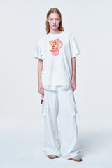 ルーズフィットTシャツ ミュージックノート