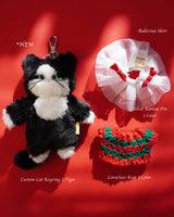 [Jennie's pick] Cosymosy Custom Cat Keyring - Tuxedo (Only Cat, Except Clothes and Accessories)