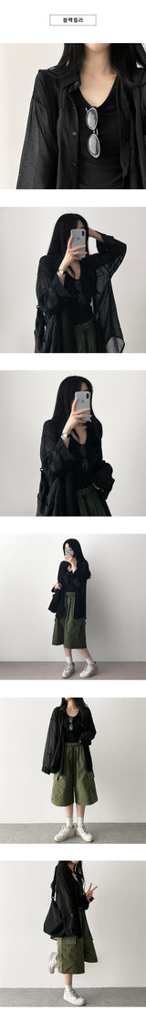 Lotty pocket cool long-sleeve shirt