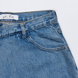 WRAP WAIST WIDE FIT DENIM PANTS code 18104