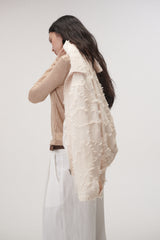 Jacquard blouson (Ivory)