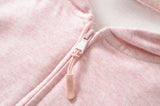 Sophie Slim Rib Hoodie Zip-up
