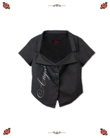 アンジェリックボレロシャツ [BLACK]