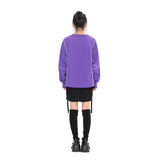 Sports Dept Logo Piping Nylon Pullover - Purple