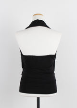 DRAPE HALTER TOP