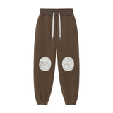 Fluffy Jogger Pants (Brown)