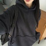ソルピーオーバーサイズフィットナッピングコーデュロイフードTシャツ