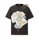 13DE MARZO テイラーベアプリンティングTシャツ