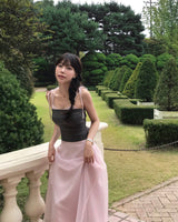 [♡MADE♡] フランスオーガンザリッチロングsk