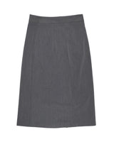  PLEATS WRAP BUTTON SKIRT