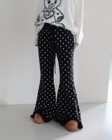 Dot Dot Dot ニットブーツカットパンツ