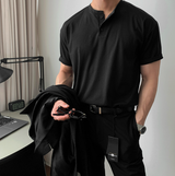 ヘンデスファーストマッスルフィットアイスバントショートスリーブTシャツ