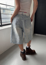 LIGHT LEOPARD HALF PANTS
