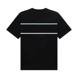 DVRK PRIVÉ STRIPED LOGO TEE - BLACK