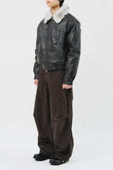 Dept Fur Leather Jacket (3color)