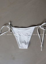 Punching eyelet strap bikini