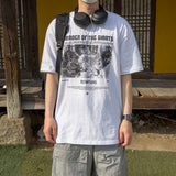 Oversized Fit Olympia Printed Short Sleeve Tee