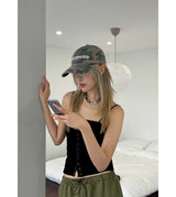 TWILL CORSET TOP