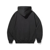 パサデナクロップフードジップアップ (チャコール)-グランジ