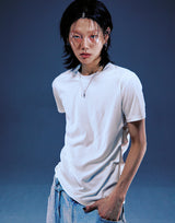 [0056] Side Shirring Short Sleeve T-Shirt (White)
