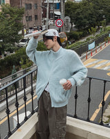 Basi Track Knit Zip-up