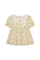 ULLALA PAJAMA Ael Short-sleeve Two-piece Vanilla[24169WTSSN]
