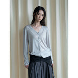 Soft V-Neck Summer Knit Cardigan