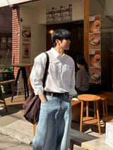 ベーシックプレインシャツ