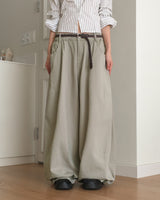 [MADE] Simo Pigment Banding Cotton Long Wide Pants