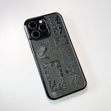 NEWTOPIA_BioDoodle Bumper Mirror Phone Case (BK)