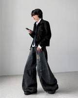 Bezel Balloon Wide Denim