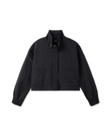 [DOJINOI] DRAFT CROP WINDBREAKER BLACK