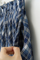 (W) Campus Checked Skirt