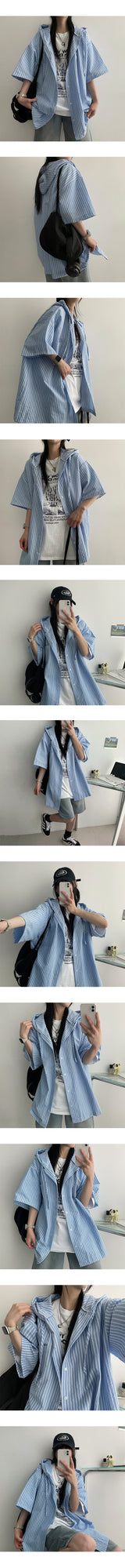 Nerden washed denim shorts