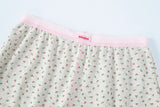 flower pants melange grey