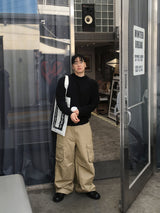 No.1579 DニットフードTシャツ (3color)