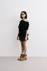 89 リヴェットTシャツ (black)