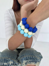 Color ball bold bangle(3color)