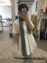 Plaid collar dress (3color) 