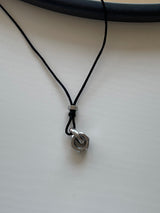 LMN センヌレザーボルトタイプネックレス (black)