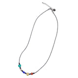 black black gemstone necklace