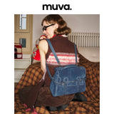 muva. 牛革 ベルベット 3WAY ミニリュック
